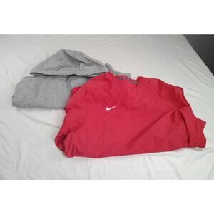 Nike Dri Fit Pullover and Unbranded Grey Hoodie Sweatshirt Size L